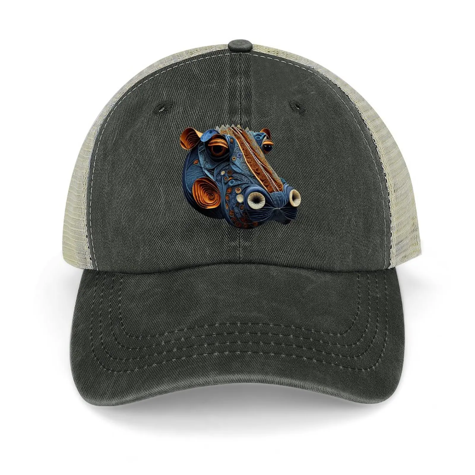 

Hippo - The Paper Collection Cowboy Hat custom Hat fashionable Women Hats Men's
