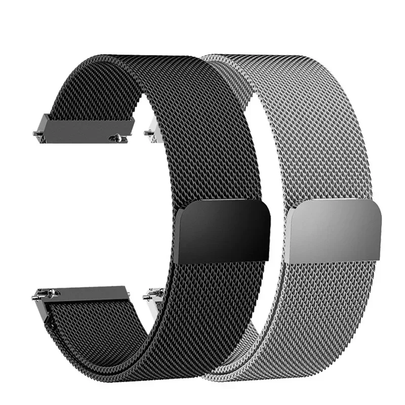 Ремешок «Миланская петля» для Samsung Galaxy Watch 6/5/4/6 Classic/active2, металлический магнитный браслет для Huawei GT 4-3-pro-2-2e, 22/20 мм