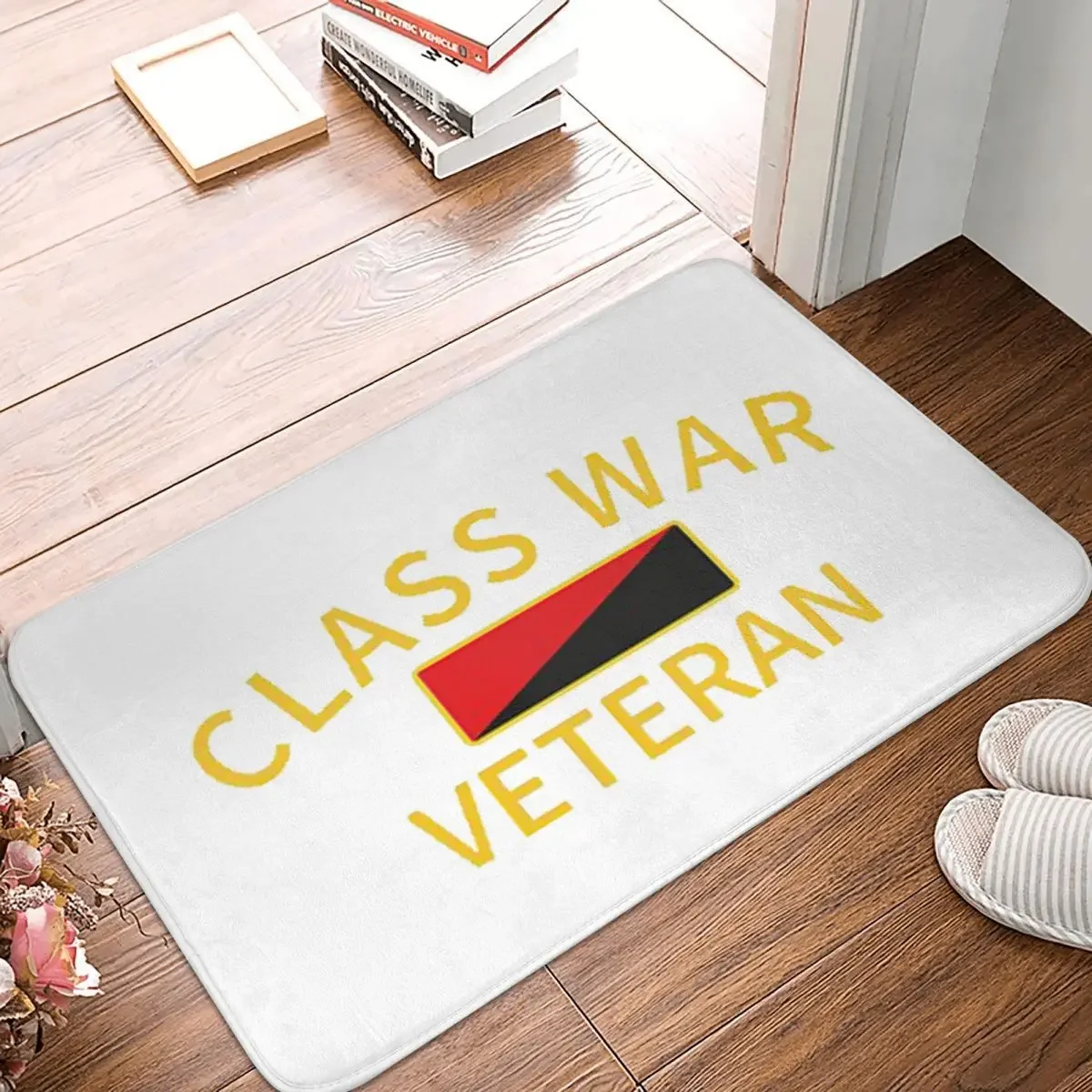 

Class War Veteran Doormat Rug Carpet Mat Footpad Polyester Anti-slip Cushion Entrance Kitchen Bedroom Balcony Toilet
