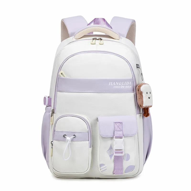 Kawaii School Backpack for Girls Cute School Bags Waterproof Bookbag Teens College Student Schoolbag Women laptop backpacks 4