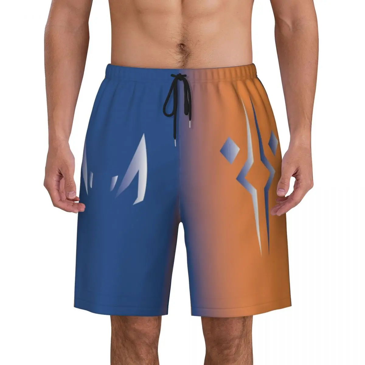 

Rex And Ahsoka Mens Swim Trunks Swimwear Quick Dry Beach Board Shorts Fulcrum Sci Fi Tribal Wars Swimming Boardshorts