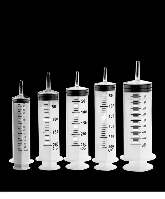 Introducing the Multifunction Large Capacity Syringe Reusable Pump Measuring For Draw Ink Pet Feeding Car Liquid Oil Glue Applicator 500ml