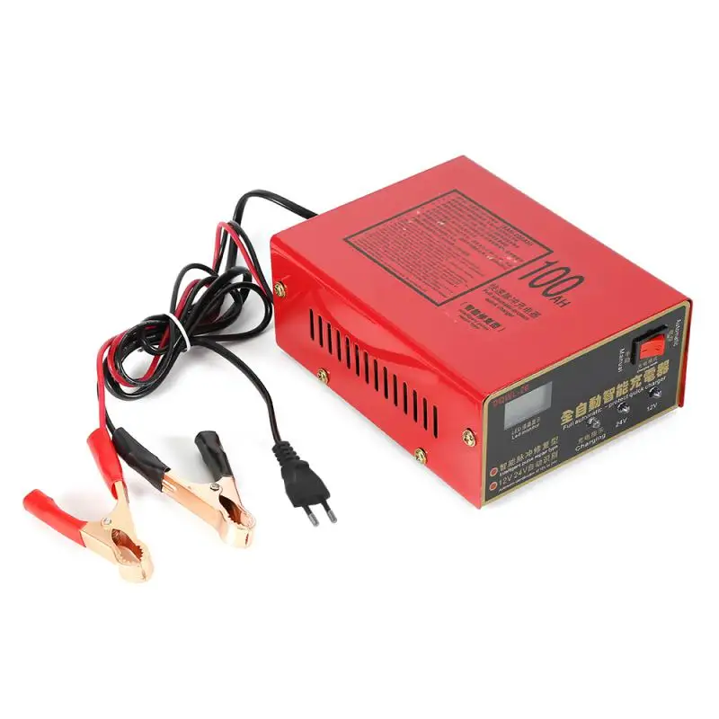 

Universal 12V/24V 10A 220V Car Motorcycle Battery Repair Smart Charge Charger Lead Acid Charging Current EU plug