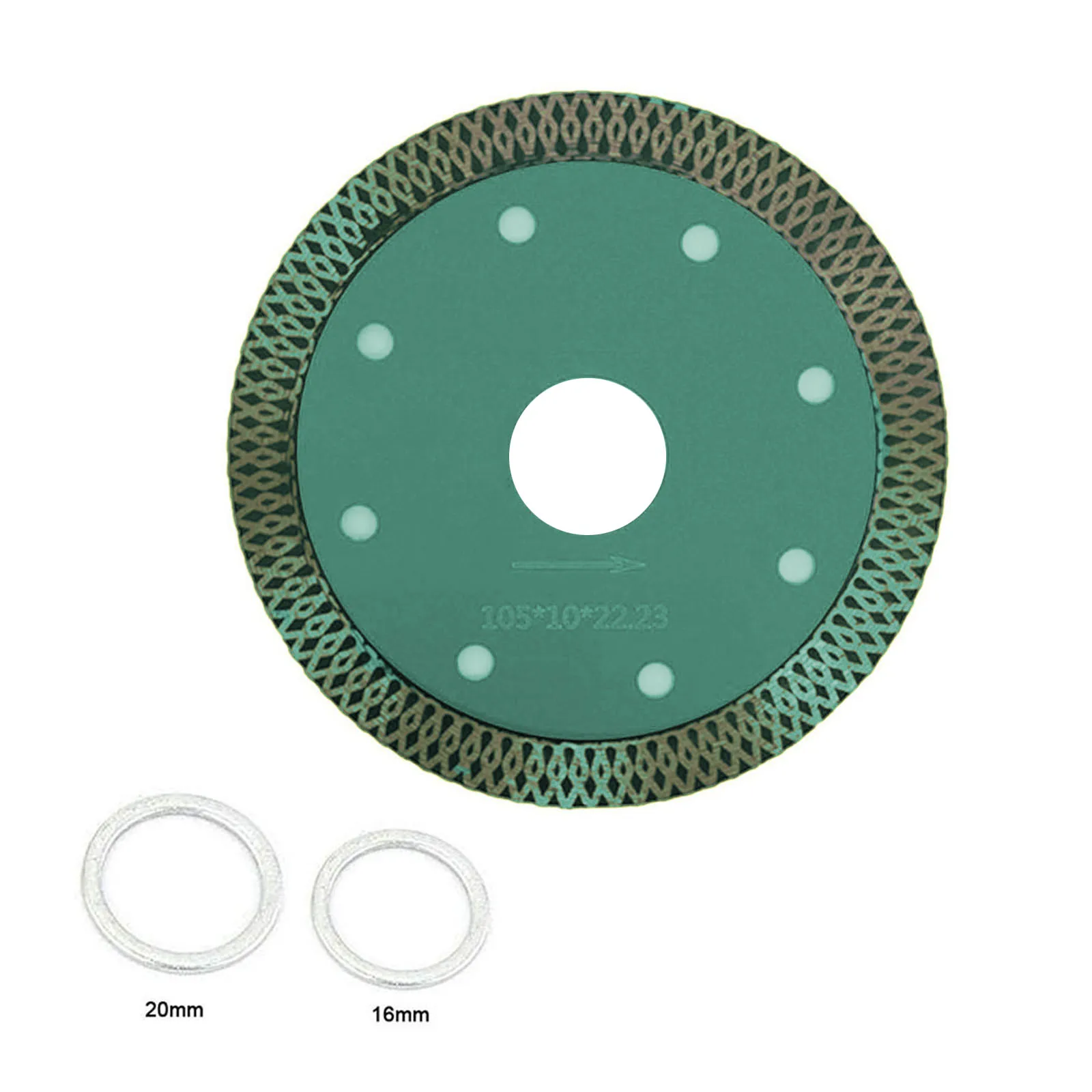 

1PC Diamond Saw Blade 4/4.5/5inch Ultra-thin Diamond Ceramic Oscillating Tool Cutting Tools With Change Diameter Ring