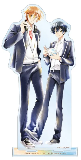 AmiAmi [Character & Hobby Shop]  Movie Sasaki to Miyano: Graduation Arc  Taiga Hirano & Akira Kagiura Jumbo Acrylic Stand(Released)