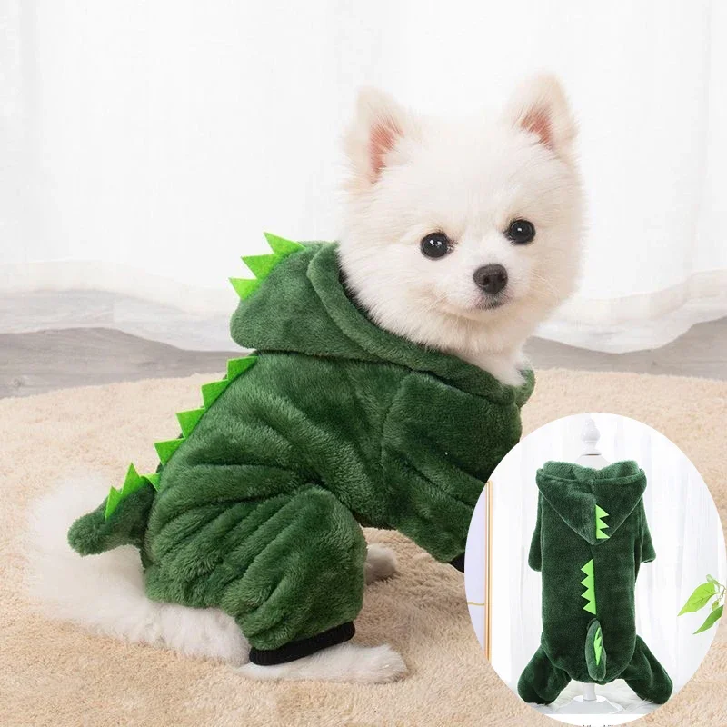 Warm Flannel Pet Jumpsuit 2