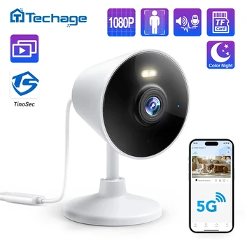 2MP HD Wireless IP Camera Indoor Smart Home Security Camera for Baby/Elder/Pet/Nanny 2-Way Audio Support Alexa Human Detect