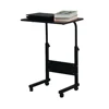 Removable P2 15MM Chipboard & Steel Side Table with Baffle Black 1