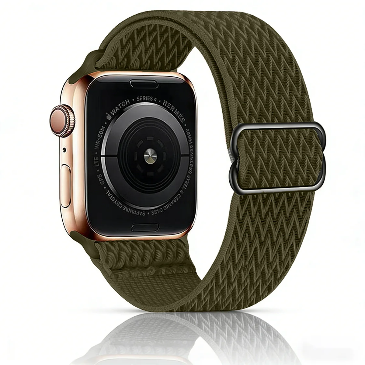 Adjustable Stretchy Nylon Sport Strap for Smartwatches - Unisex Design
