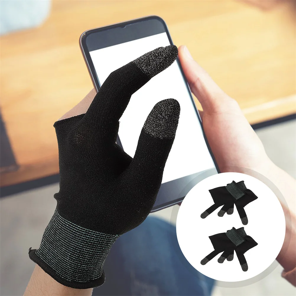 

Gloves for Gaming Finger Sleeves Breathable Game Touch Screen Spandex Highly Comfortable Sweaty Hands