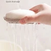 Portable Soap Box Travel Leakproof with Drain Holder Suitable for Bathroom Kitchen Camping Gym Simple Soap Storage Box 5
