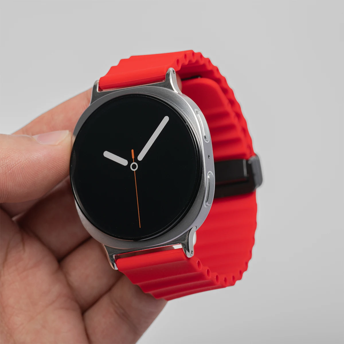 Magnetic Silicone Sport Watchband Strap