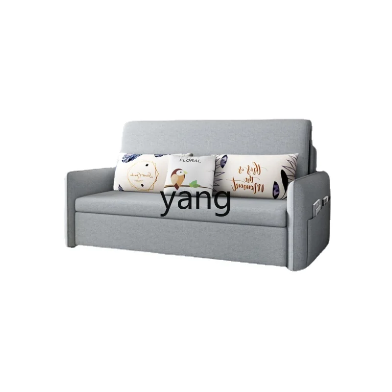 

Yjq Foldable Sofa Bed Dual-Purpose Multifunctional Single Double Small Apartment Retractable Bed with Storage