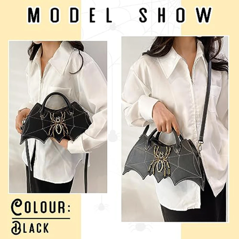 Brand Spider Web Embroidery Thread Women's Shoulder Bag