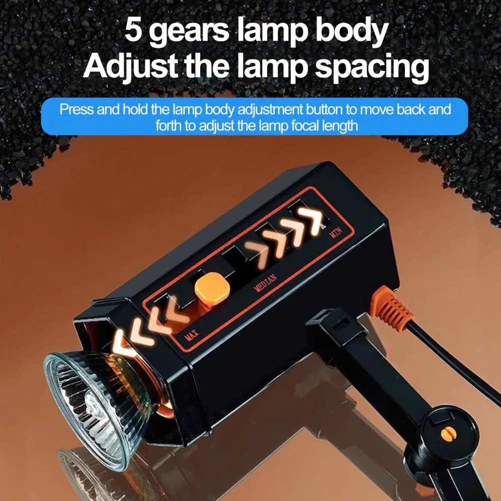 

Lamp for Turtles Adjustable 360-degree Rotatable Heat Uv Lamp Dimmable Basking Light for Turtles Lizards Snakes Adjustable Focus