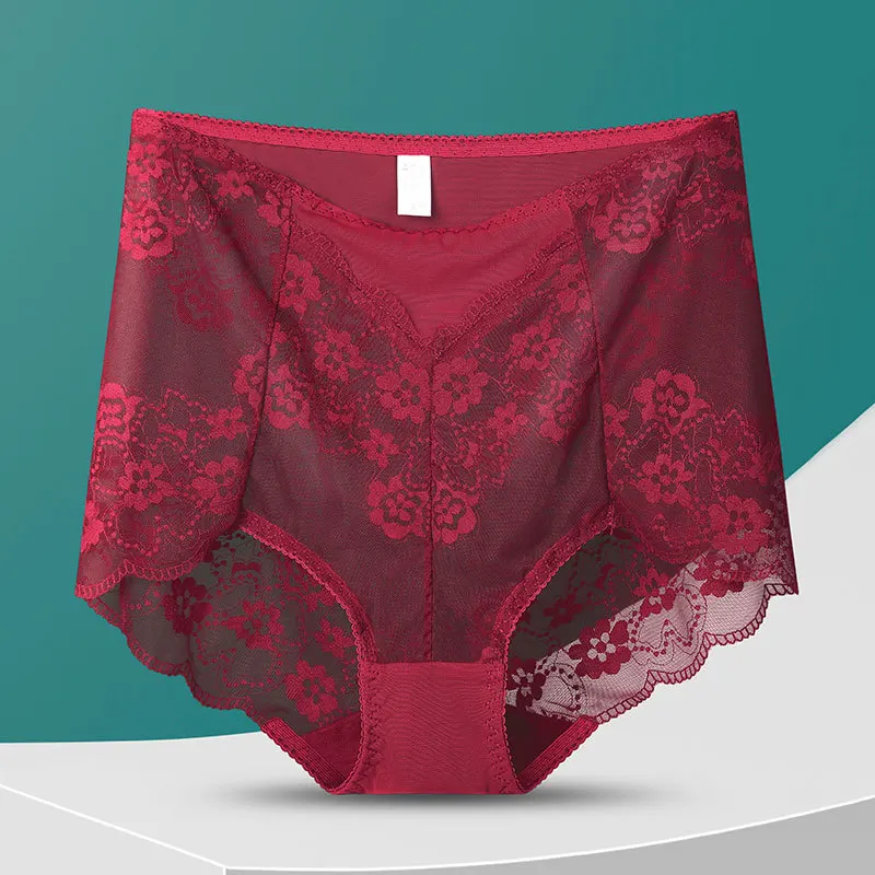 thumbnail image 1 of Lencería Sexy para mujer, ropa interior, bragas de encaje para mujer, ropa interior de cintura alta, bragas de levantamiento de glúteos, 1 of 5