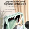 2024 Hot Skin Feel Glass Case for Samsung Galaxy Z Flip 6 5 5G Fold business Fashion Cover Anti-knock Cases for Flip5 Flip6 3