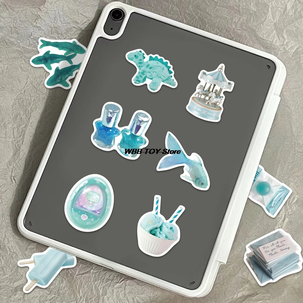 50PCS Mint Mambo Soda Green Sticker Creative Decoration Mobile Phone Computer water bottle teacher supplies reward stickers