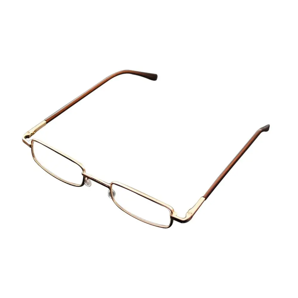 Elegante Augenschutz-Lesebrille, ultraleichte quadratische Metallbrille, Hyperopiebrille, Büro – Detail 7