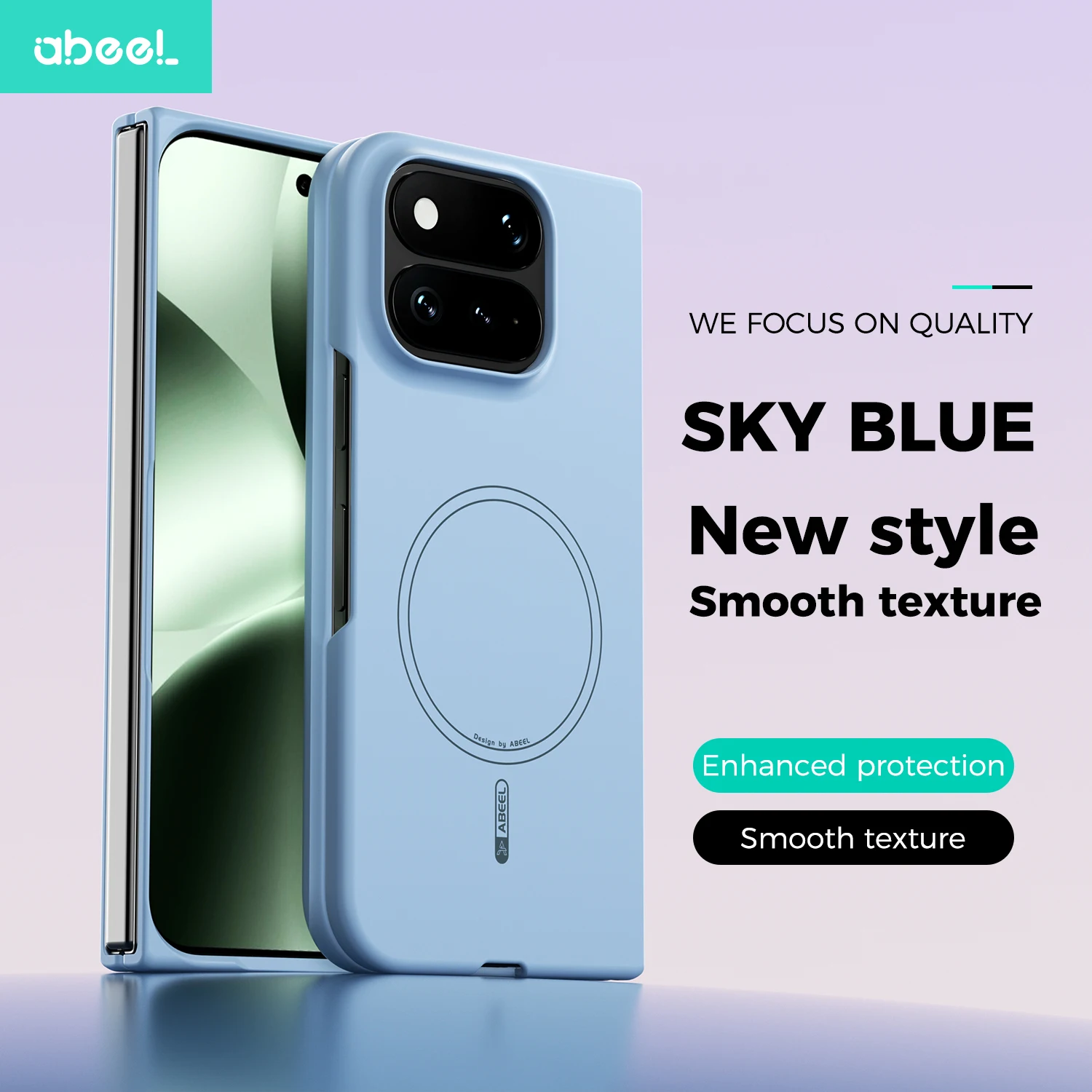 Magnetic Fashion Matte Folding Hard Back Cover