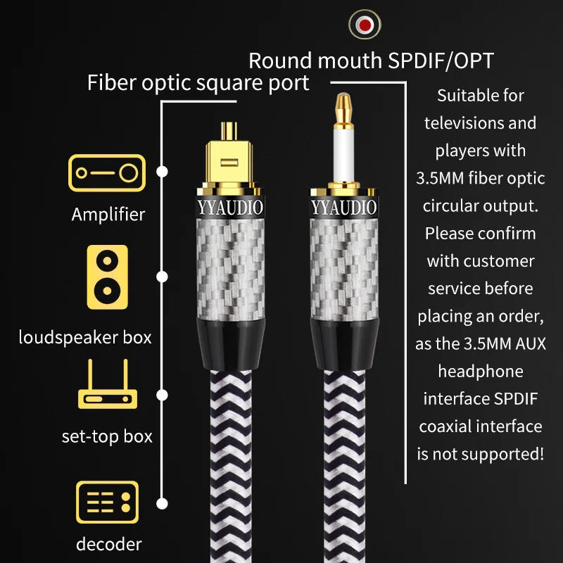 Digital Optical Audio Cable Lossless Player Digital