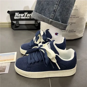 2025 Spring New Casual Couple Casual Shoes Retro Chic Versatile Youth Trend Breathable Height Increasing Sports Skateboard Shoes 1
