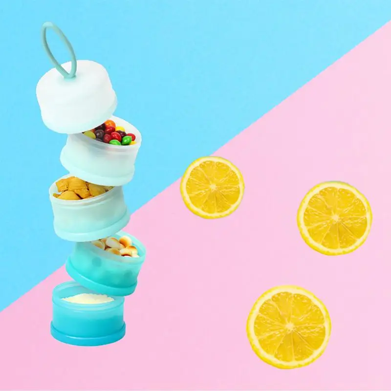 4 Layers Formula Container Stackable Formula Dispenser