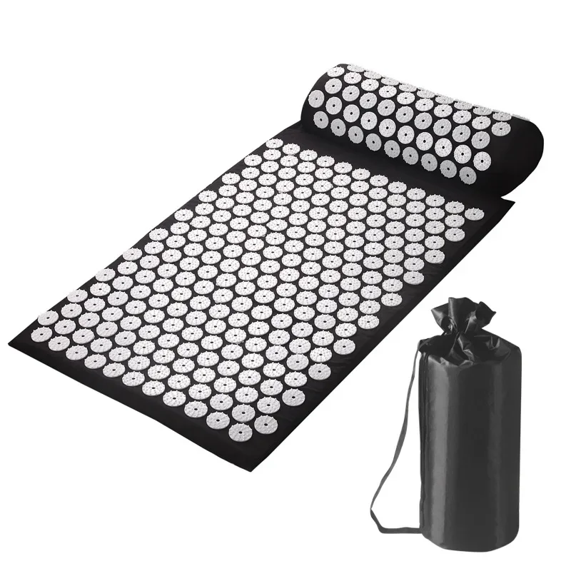 Stress Relief Acupressure Massage Cushion Set with Pillow for Back Pain and Muscle Relaxation