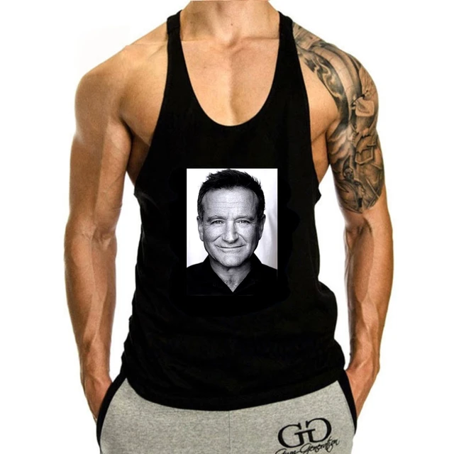 Robin Williams Lxl tank top men Herren tank top men sleeveless New