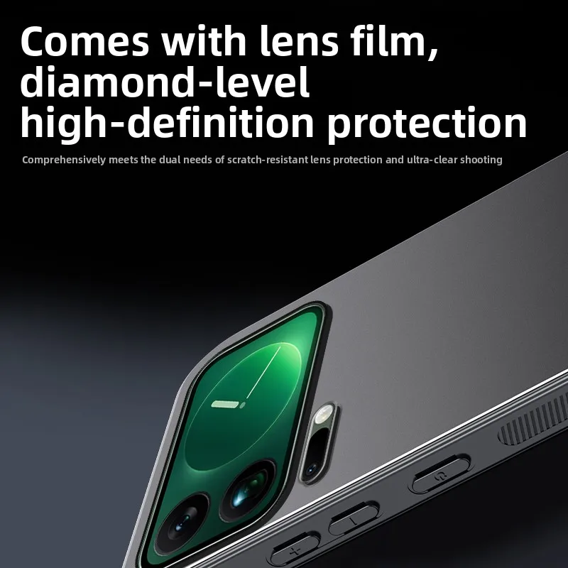 Xiaomi 17 Pro Max Enhanced Metal Frosted Honeycomb Heat Dissipation Shockproof Case