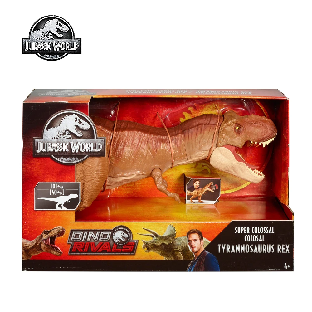 Jurássico Mundo Tyrannosaurus Rex Dinossauro Brinquedo Acampamento Cretáceo  Com Ataque Primário Característica Som Agitação Realista - Telefones  Brinquedo - AliExpress