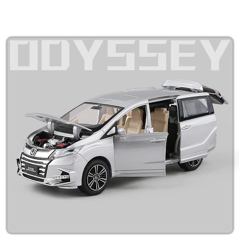 1/32 Honda Odyssey MPV Sport Toy Car Model JKM Diecast Metal