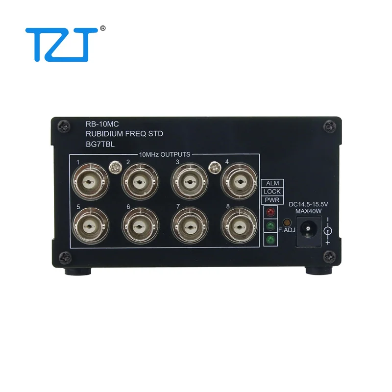 TZT RB-10M 10MHz 루비듐 주파수 표준 고정밀 원자 시계 15V 전원 공급 장치 3 채널 사인파