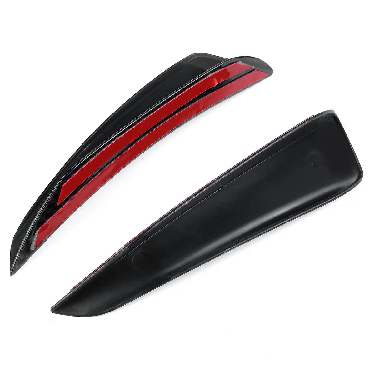 Pair Front Bumper Outer Side Splitter Canard Trim for Mercedes-benz A Class W177 A180 A200 A220 A250 AMG car bumper spoiler bumper lip front bumper decoration
