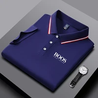 Nouveau polo brodé pour homme, décontracté et élégant, à manches courtes, respirant, confortable et polyvalent 4
