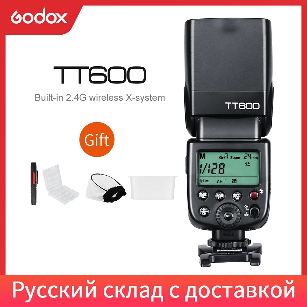 Godox TT600 2.4G Wireless GN60 Master/Slave Camera Flash Speedlite ...