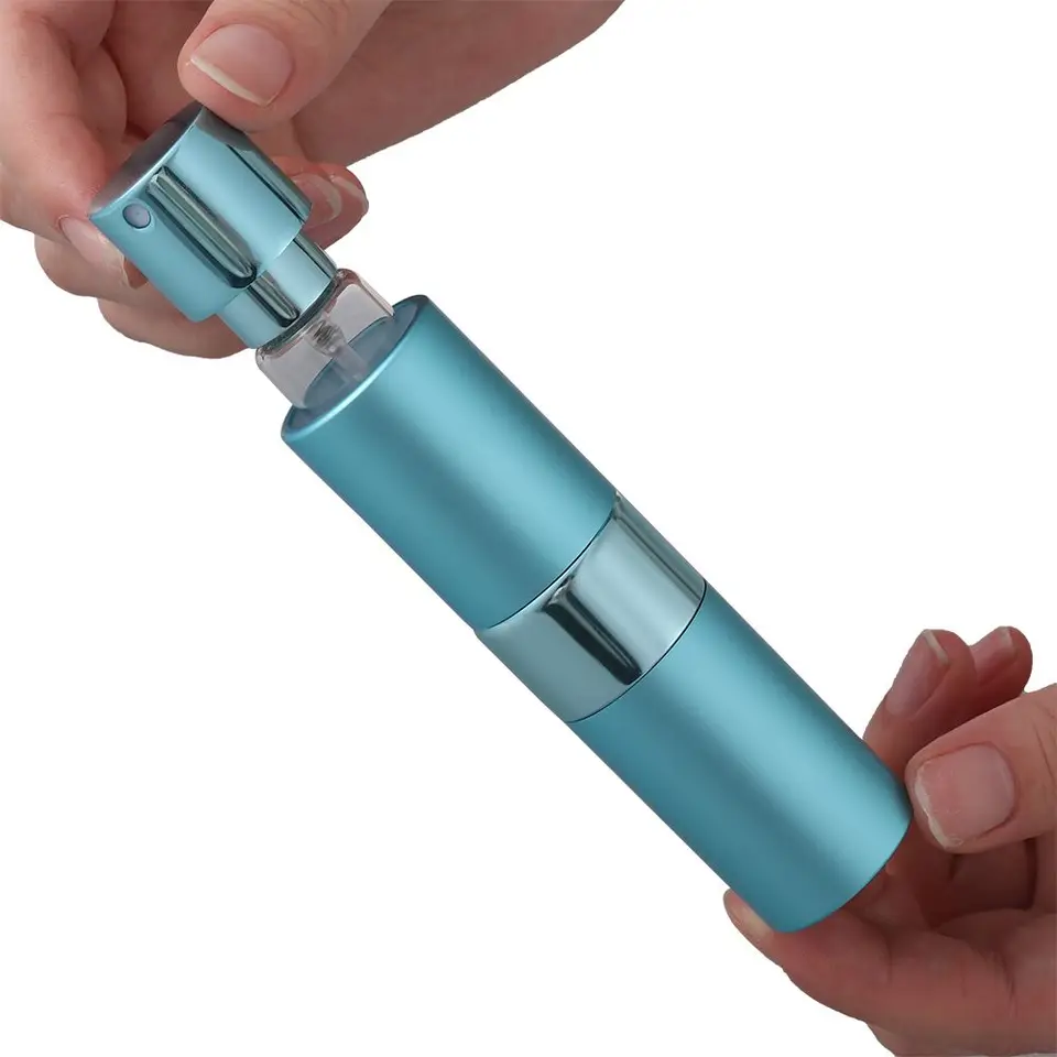 Travel Size Refillable Glass Perfume Atomizer Spray Bottle