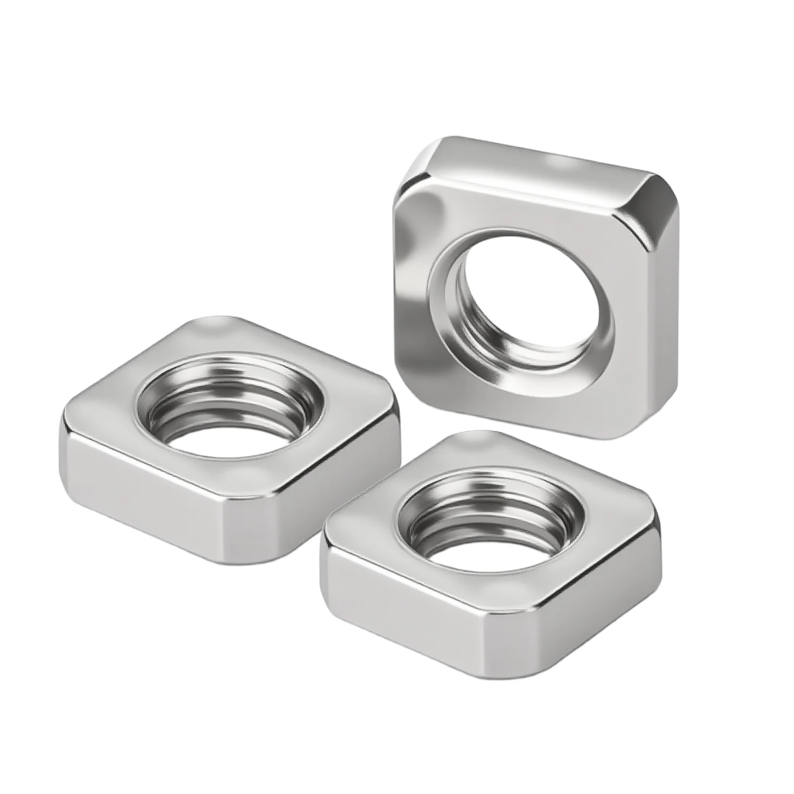Square thin nuts DIN562 THIN Nut M3 M4 M5 M6 M8 M10 M12 A2 STAINLESS STEEL SQUARE THIN NUTS 5-50pcs