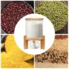 Flour and Cereal Container, 1.32gal, Rice Dispenser, Glass Food Storge Container for Kitchen Organization and Pantry Store Vial 5