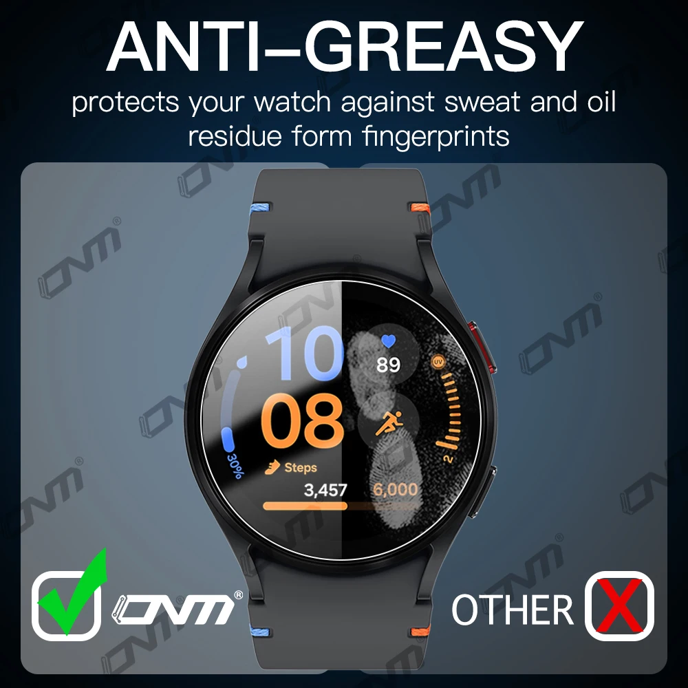 Enhanced Screen Protector for Smartwatches - 2.5D Tempered Glass, Anti-Scratch Protection Film