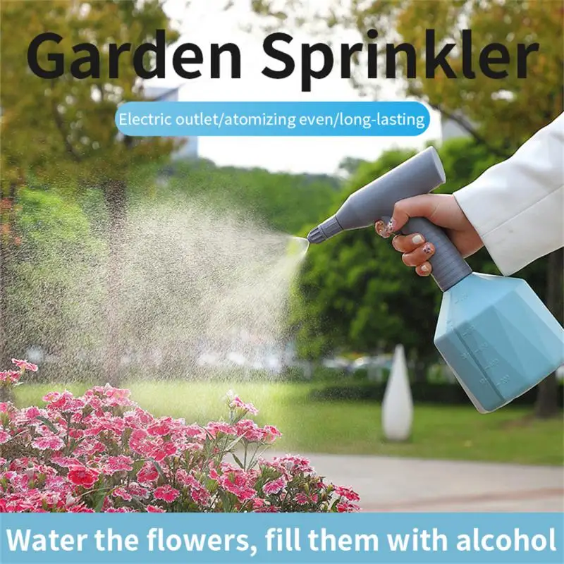 

Electric Spray Bottle 1 Liter Automatic Plant Watering Can Gardening Watering Flower Water Universal Head Disinfection Sprayer