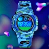 SKMEI 1547 Colorful LED+EL Lights relogio infantil Children's Sport Kids Watches Young And Energetic Dial Design 50M Waterproof 2