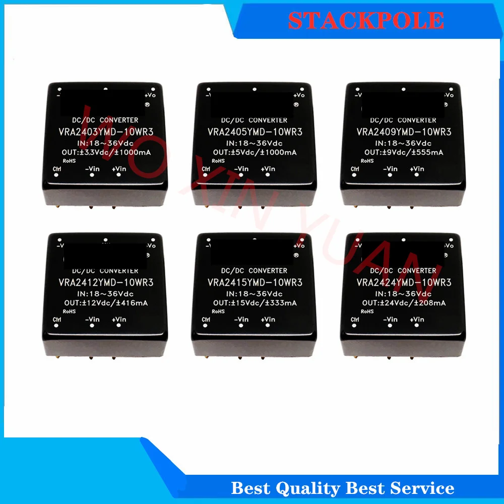 5PCS VRB2403YMD-10WR3  VRB2405YMD-10WR3 VRB2403YMD VRB2405YMD  DC-DC Isolated Non-regulated Power Supply Module DIP 10W DC to DC