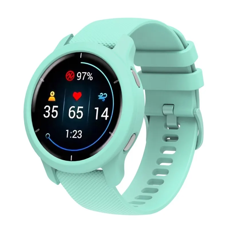 Soft Silicone Strap and Protective Bumper Case