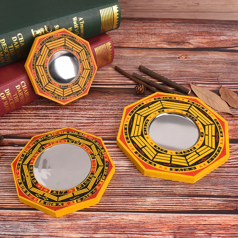 3sizes Feng Shui zrcadlo taoist talisman energie domácí dekorace orname šťastný Čínské feng shui bagua zrcadlo domácí zeď dekorace