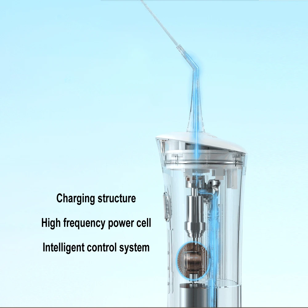 Home water floss handheld portable dental cleaner Electric ultrasonic mouth cleaner multi-functional dental flusher