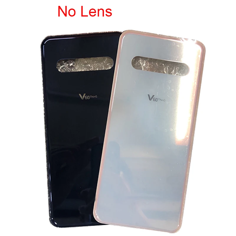 LG V60 ThinQ 배터리 커버 용 새 원본 LG V60 Thinq 후면 배터리 커버 용 후면 유리 하우징 백 케이스 백 쉘