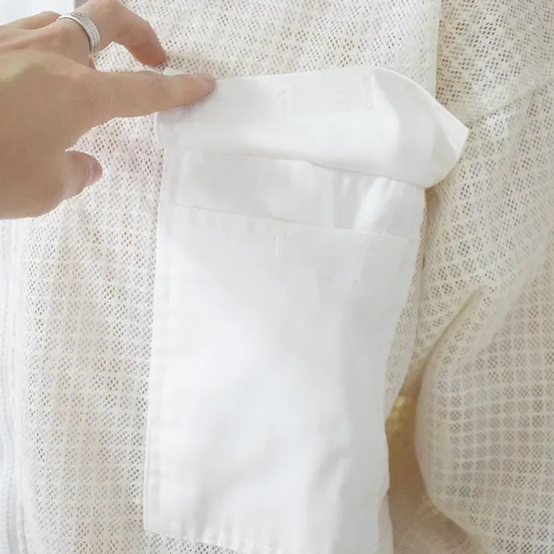 سترة تربية النحل 3 طبقات ملابس تربية النحل ملابس تربية النحل مع قبعة قابلة للإزالة بدلة مضادة للتهوية ملابس تربية النحل