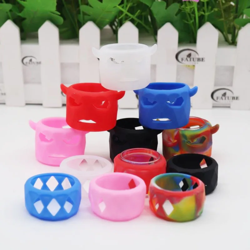 Wine Bottle Cover Silicone Protective Sleeve Anti Slip Positioning Ring 6PCS