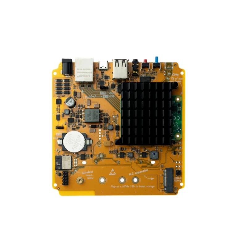 Home Assistant Yellow Standard Raspberry Pi CM4 development board with POE network port power supply